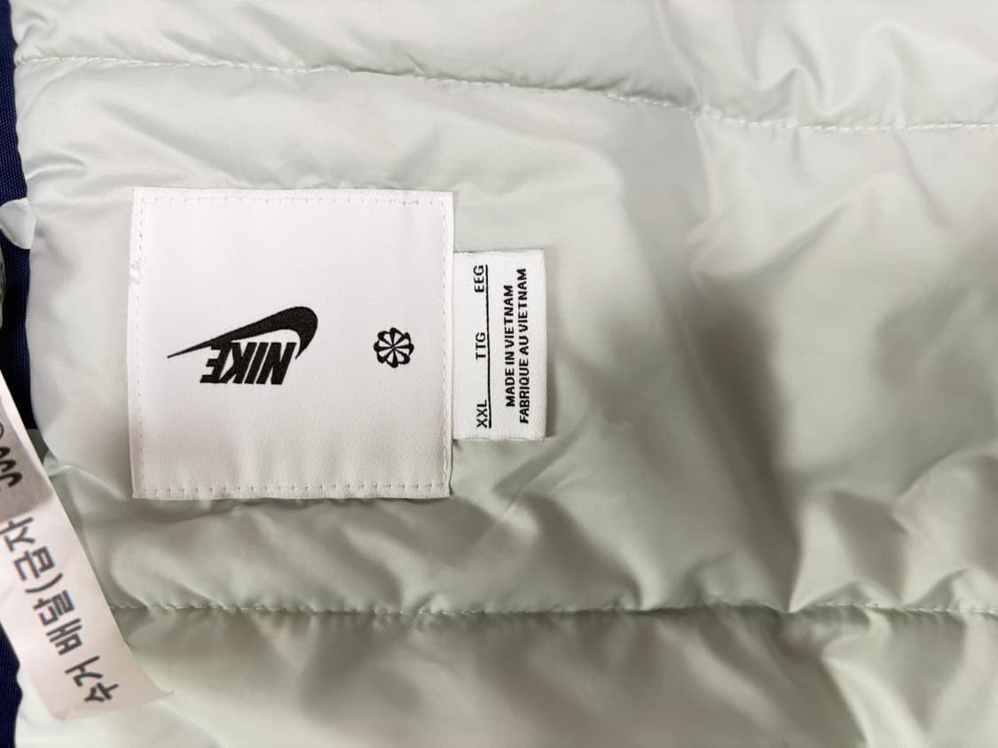 나이키 솔로 스우시 푸퍼 미드나이트 네이비 화이트 - 아시아 2XL 상품이미지4