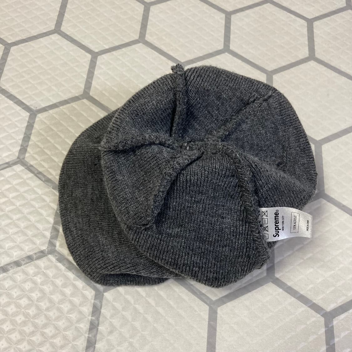 (os) 슈프림 09fw Fuck Em! 비니 그레이 상품이미지6