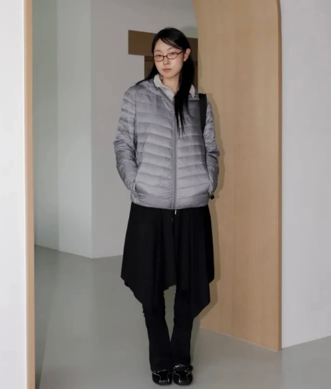 새상품) 원더원더 넥시 울트라 라이트다운 후드 경량패딩 상품이미지2