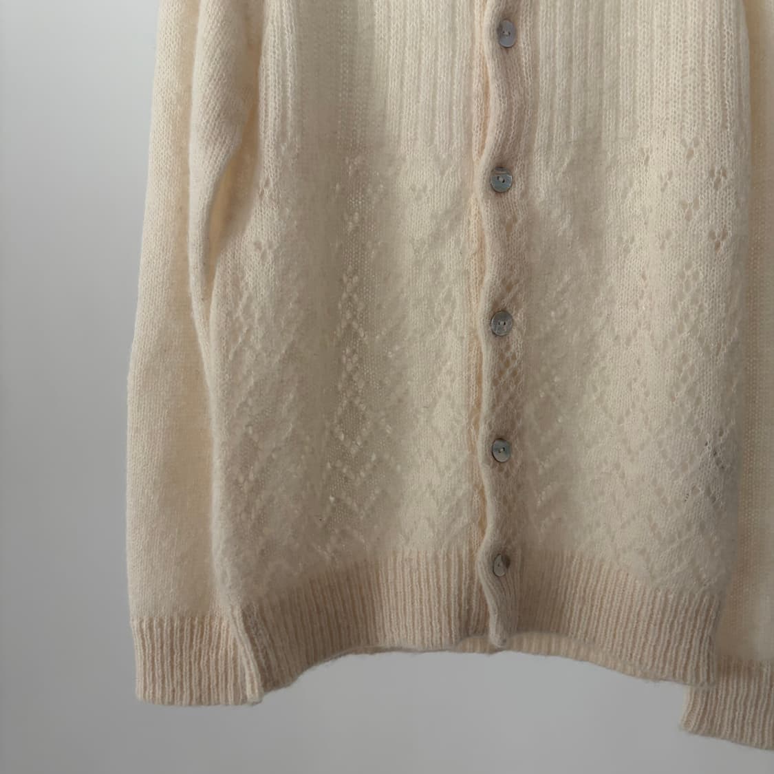 Punching Soft Crochet Cardigan 상품이미지3