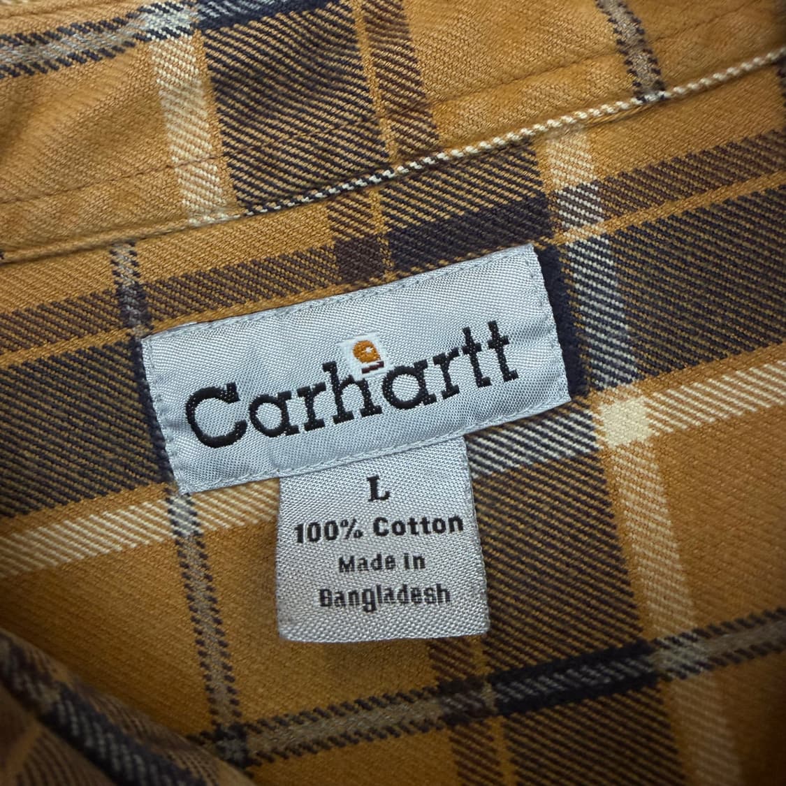 carhartt 올드 칼하트 헤비 코튼 체크 워크셔츠  상품이미지2