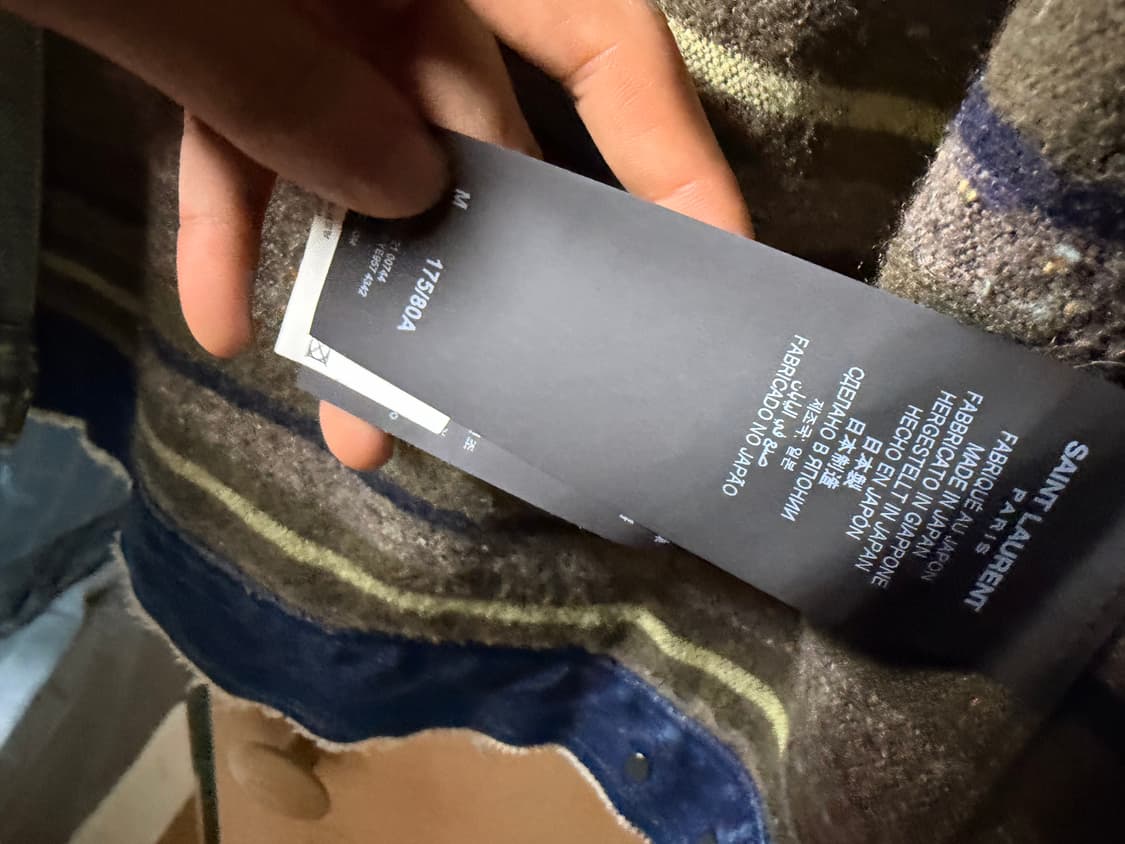 생로랑  trash denim destroyed jacket M 상품이미지7