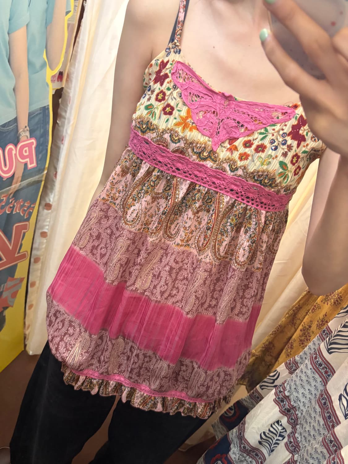 jpn vintage ethnic sleeveless 상품이미지3