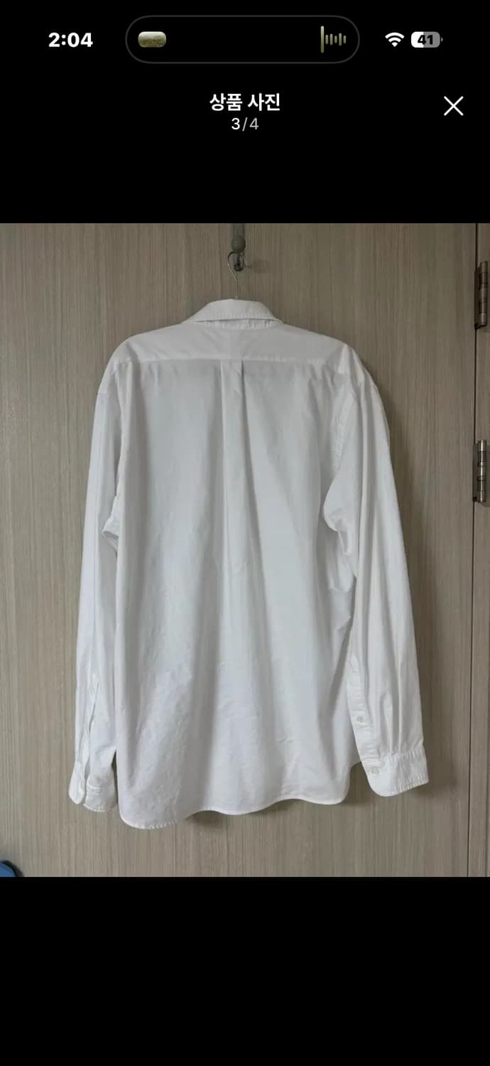 [XL]휴먼메이드 옥스포드 BD 셔츠 화이트  상품이미지3