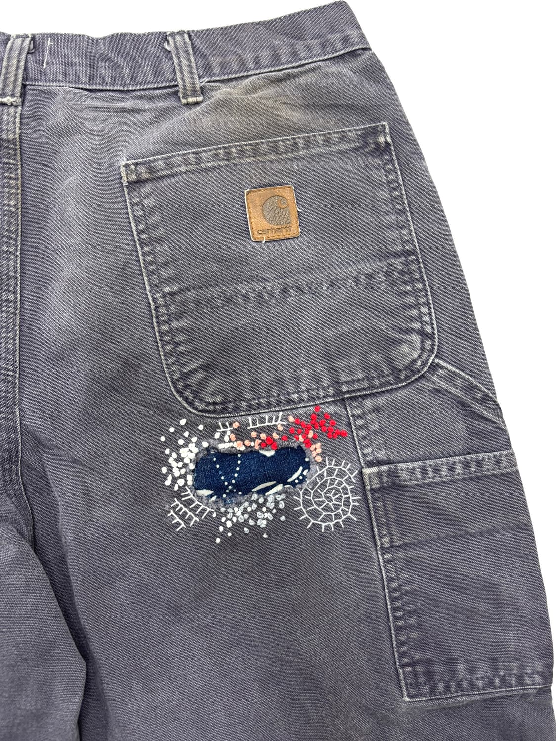 Carhartt Boro Sashiko Distressed Shorts 상품이미지6