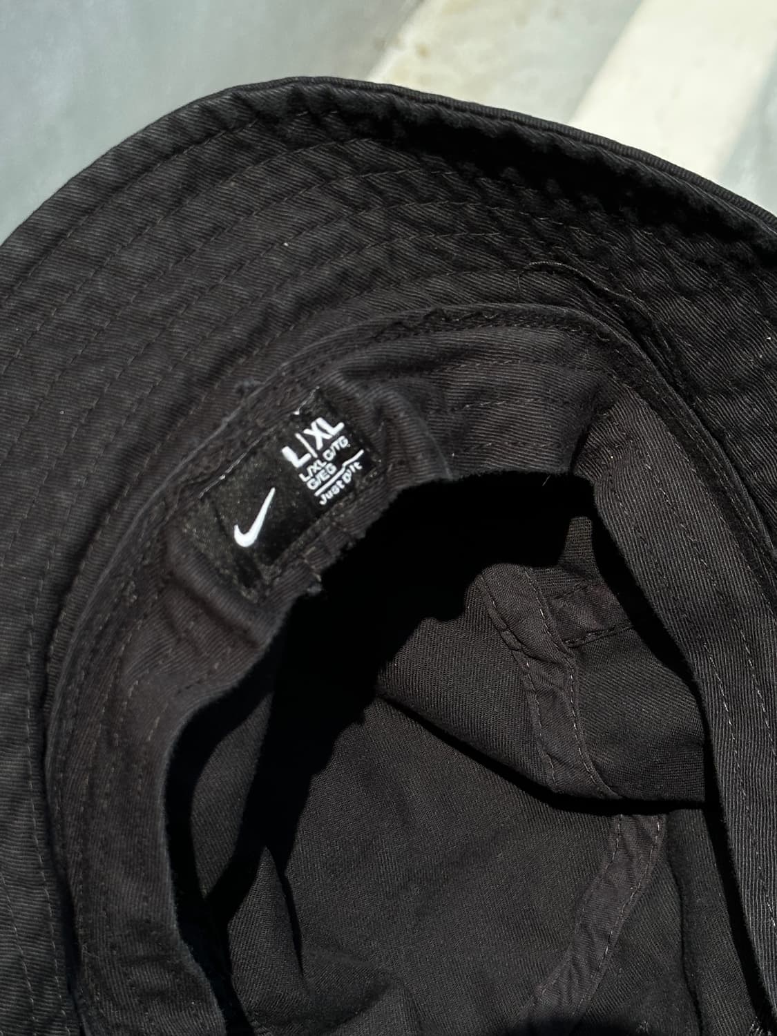 [L-XL] 나이키 로고 블랙 버킷햇 모자 상품이미지6