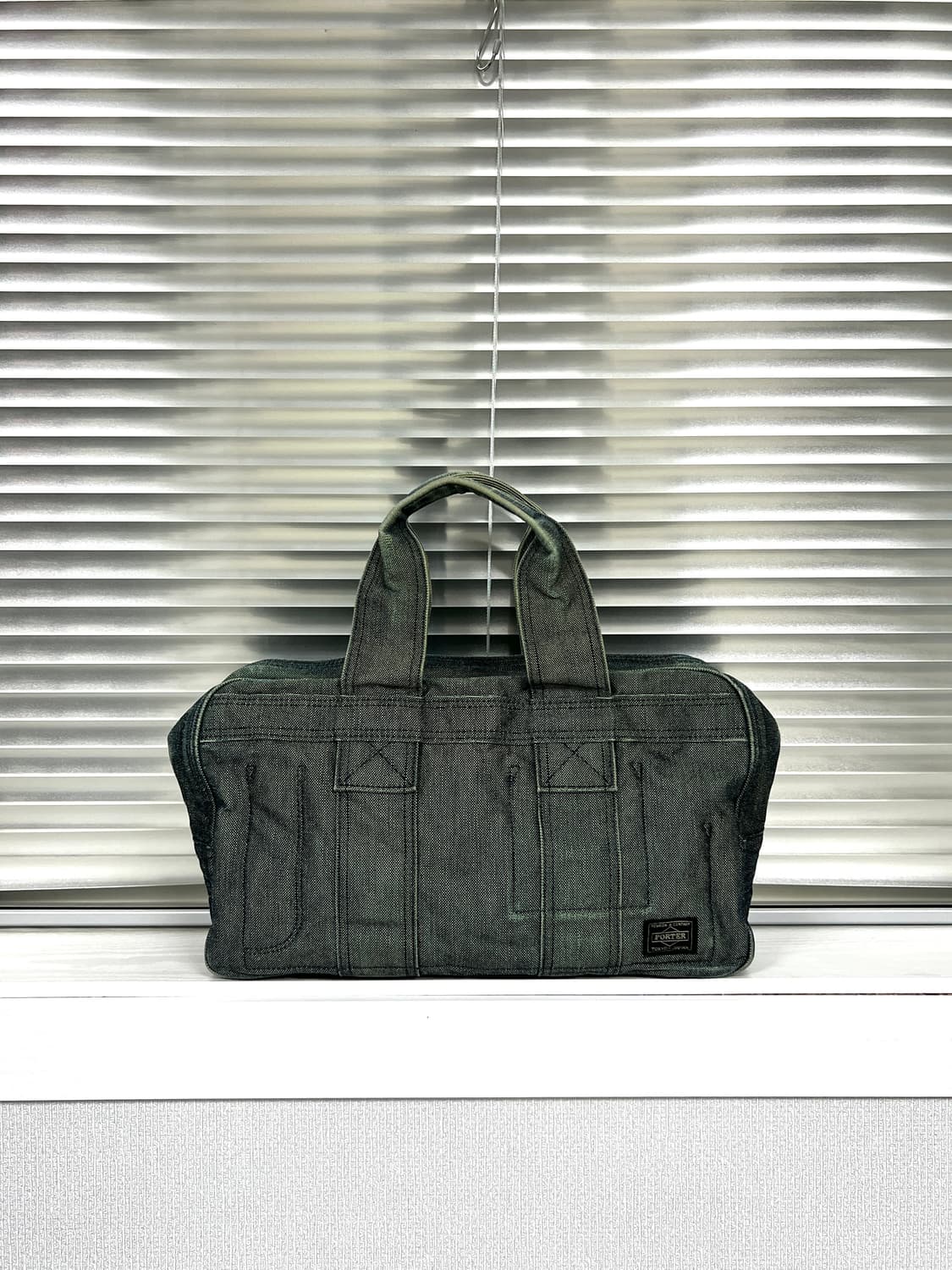 PORTER-DENIM SQUARE TOTE BAG 상품이미지3