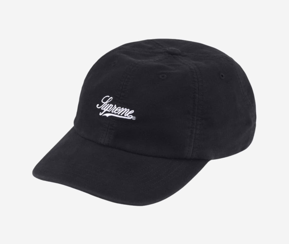Supreme moleskin script cap 24ss 상품이미지1
