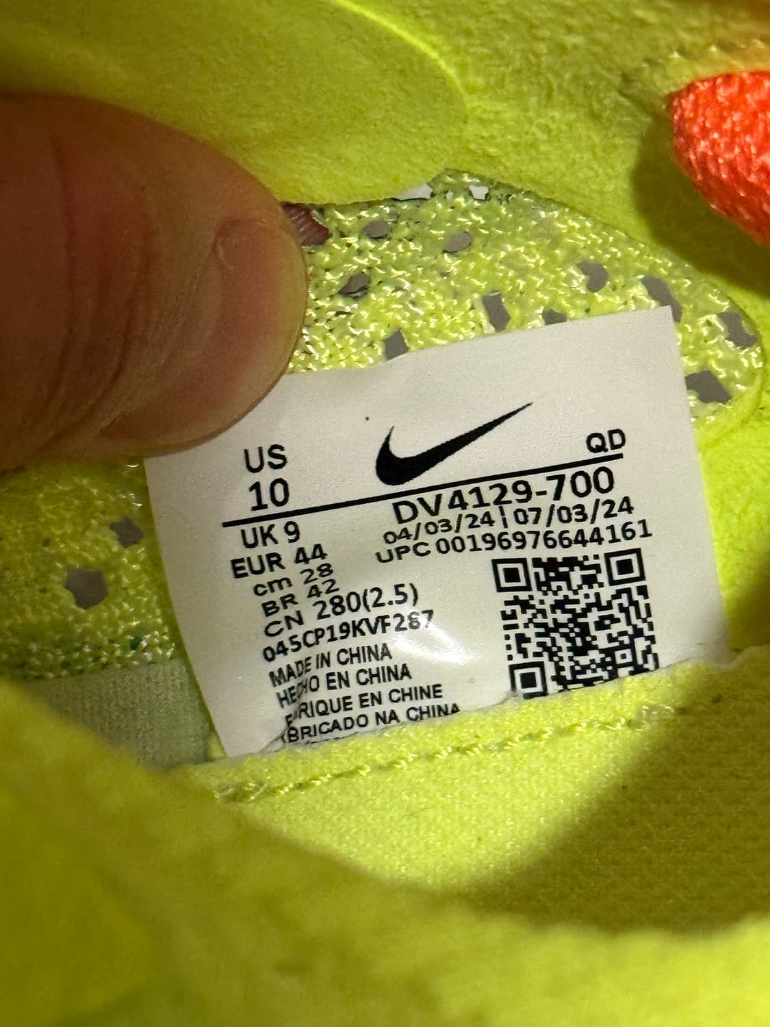Nike Zoom X Vaporfly Next% 3 Green Volt  상품이미지7