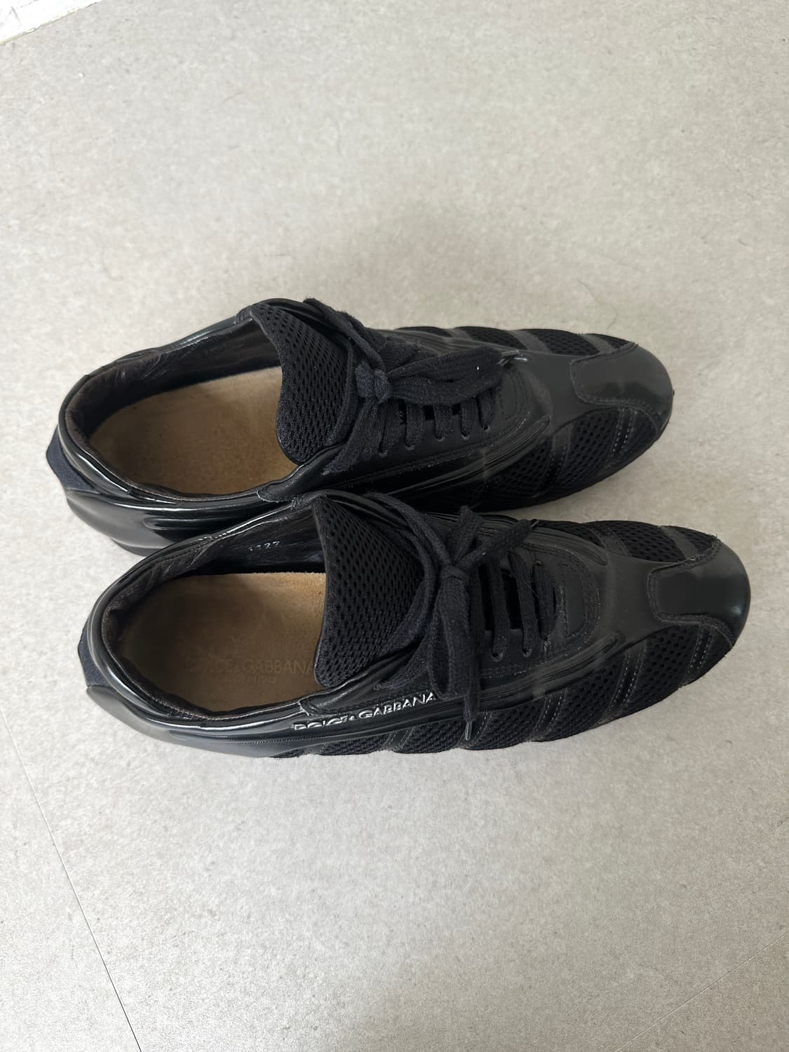 돌체앤가바나 2000s 스포티 메쉬 레더 스니커즈 상품이미지6