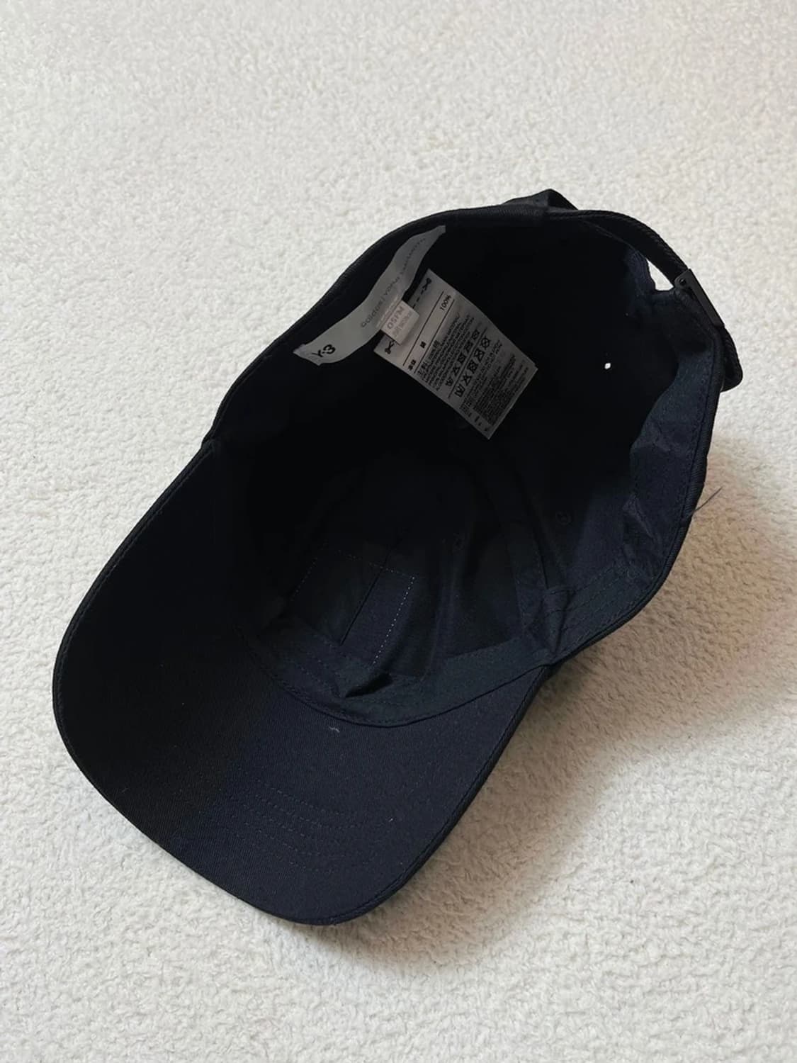 요지야마모토 Y-3 스퀘어 라벨 볼캡 A1705 상품이미지6