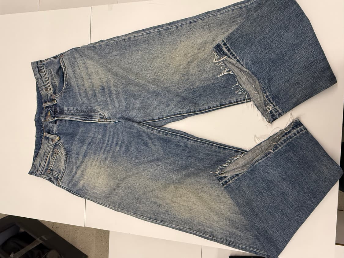 R13 D Arcy Loose Jean - Navy 32 상품이미지5