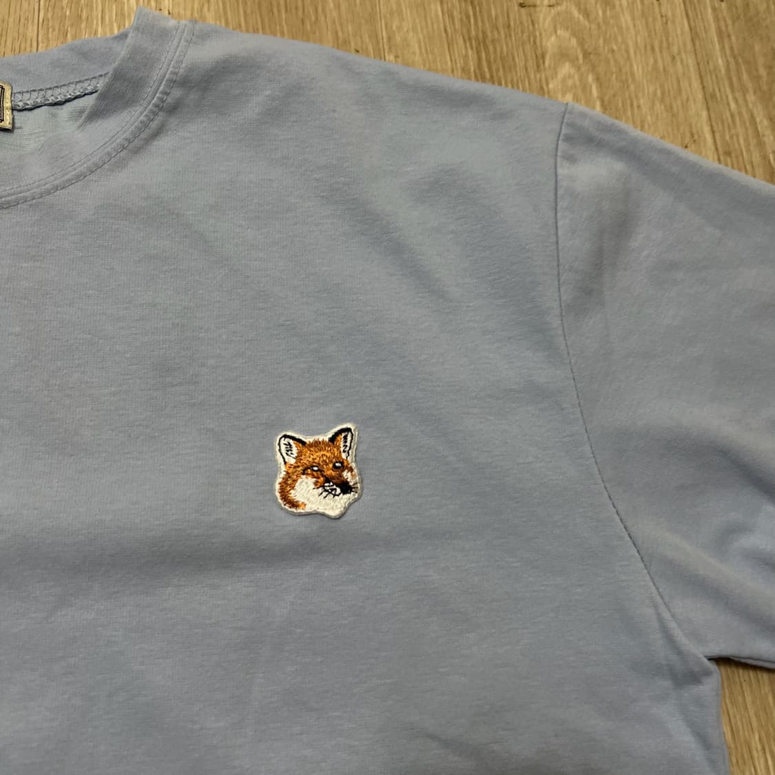 메종키츠네 폭스 헤드 라운드 반팔티 M/95  상품이미지3