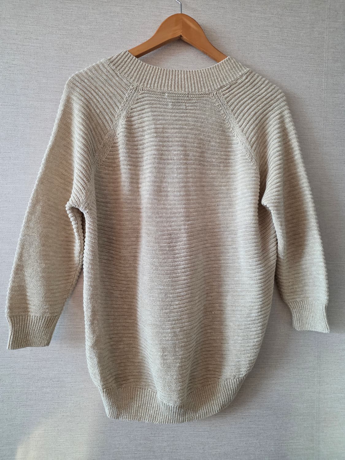 Massimo dutti 마시모두띠 연베이지 글리터 니트 Made in  상품이미지2