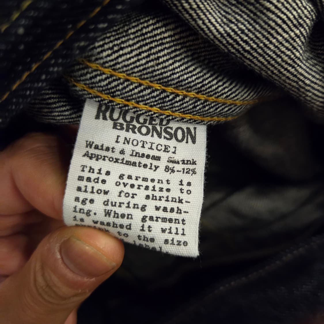 브론슨 52807xx 타입2 데님자켓 42사이즈 상품이미지5