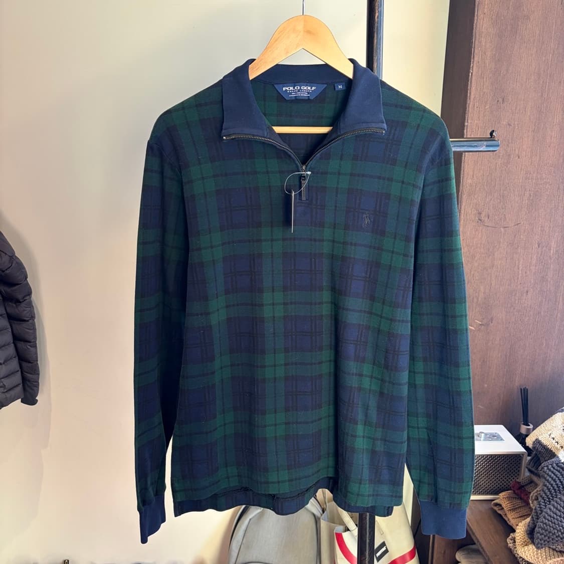 15697 - 폴로 랄프로렌 블랙와치 반집업 맨투맨 상품이미지2