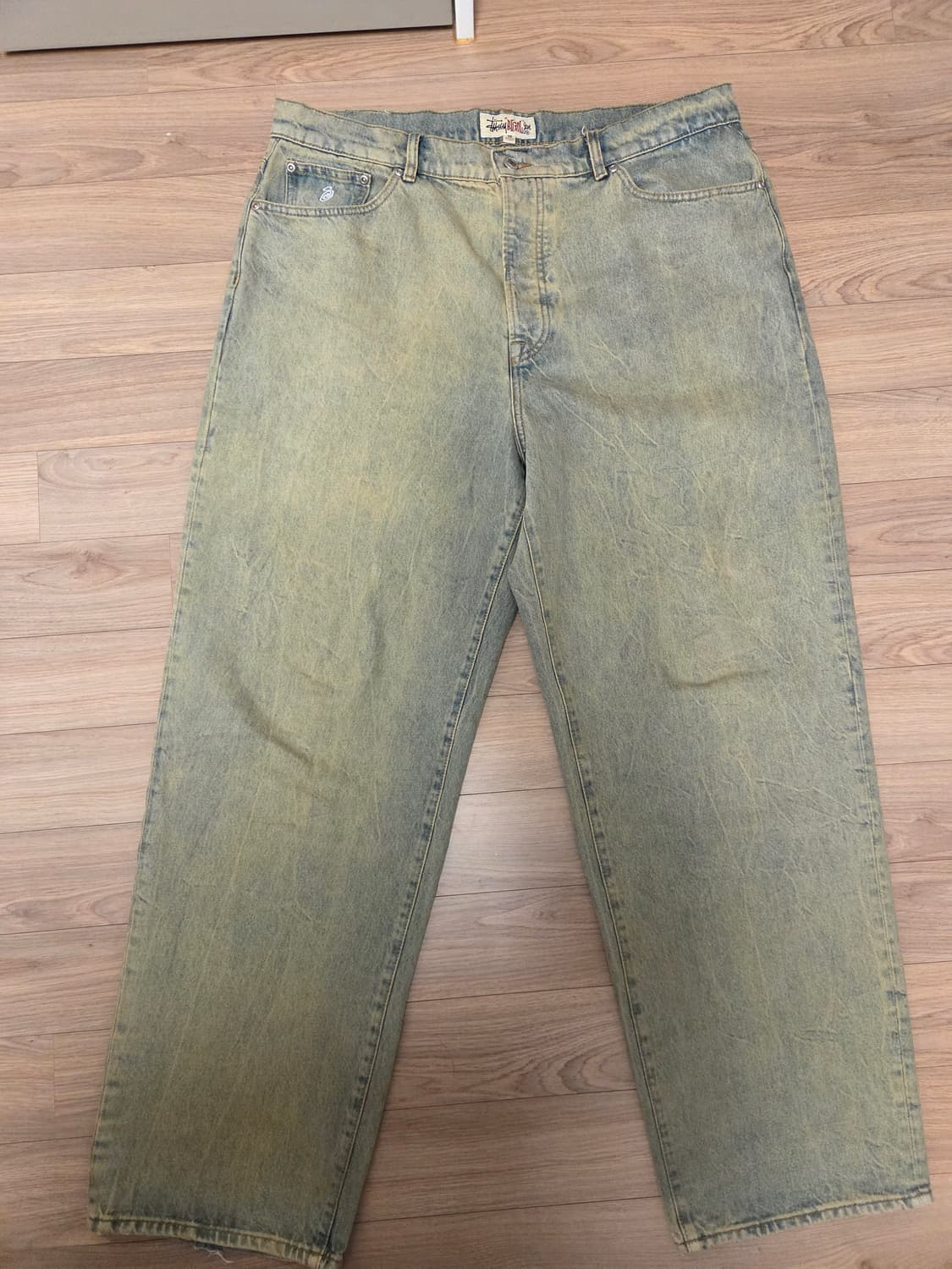 스투시 데님 빅 올 진 워시드 비치 워시 36 상품이미지2