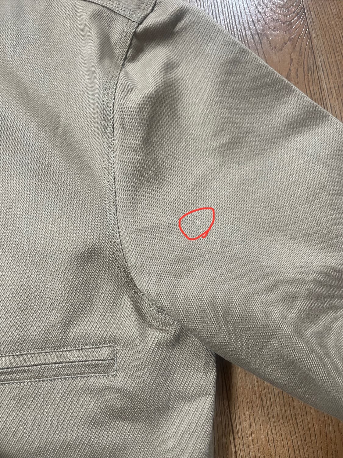 디키즈 트윌 워크 자켓 카키 L 새상품  상품이미지8