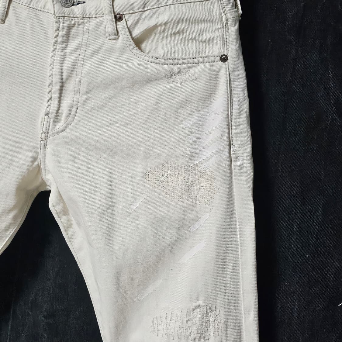 30인치[폴로 랄프로렌]남성 설리번 슬림핏 화이트 진 청바지 상품이미지6