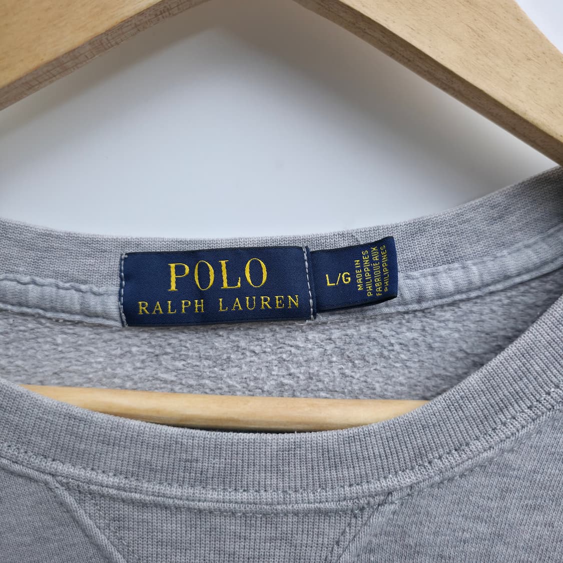 [L] 폴로 랄프로렌 그레이 맨투맨 상품이미지5