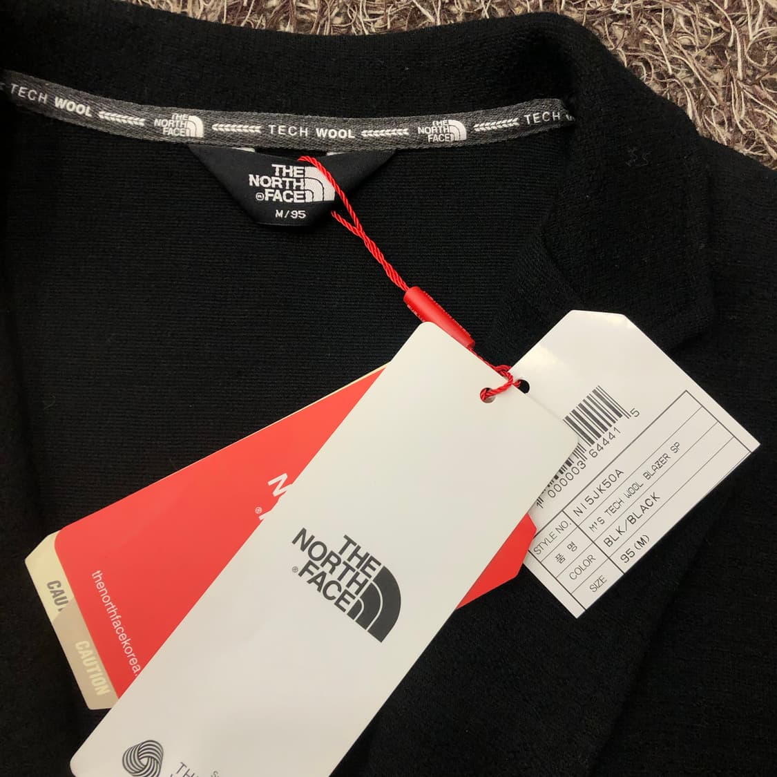 새상품 노스페이스 울 니트 블레이저 자켓 상품이미지4