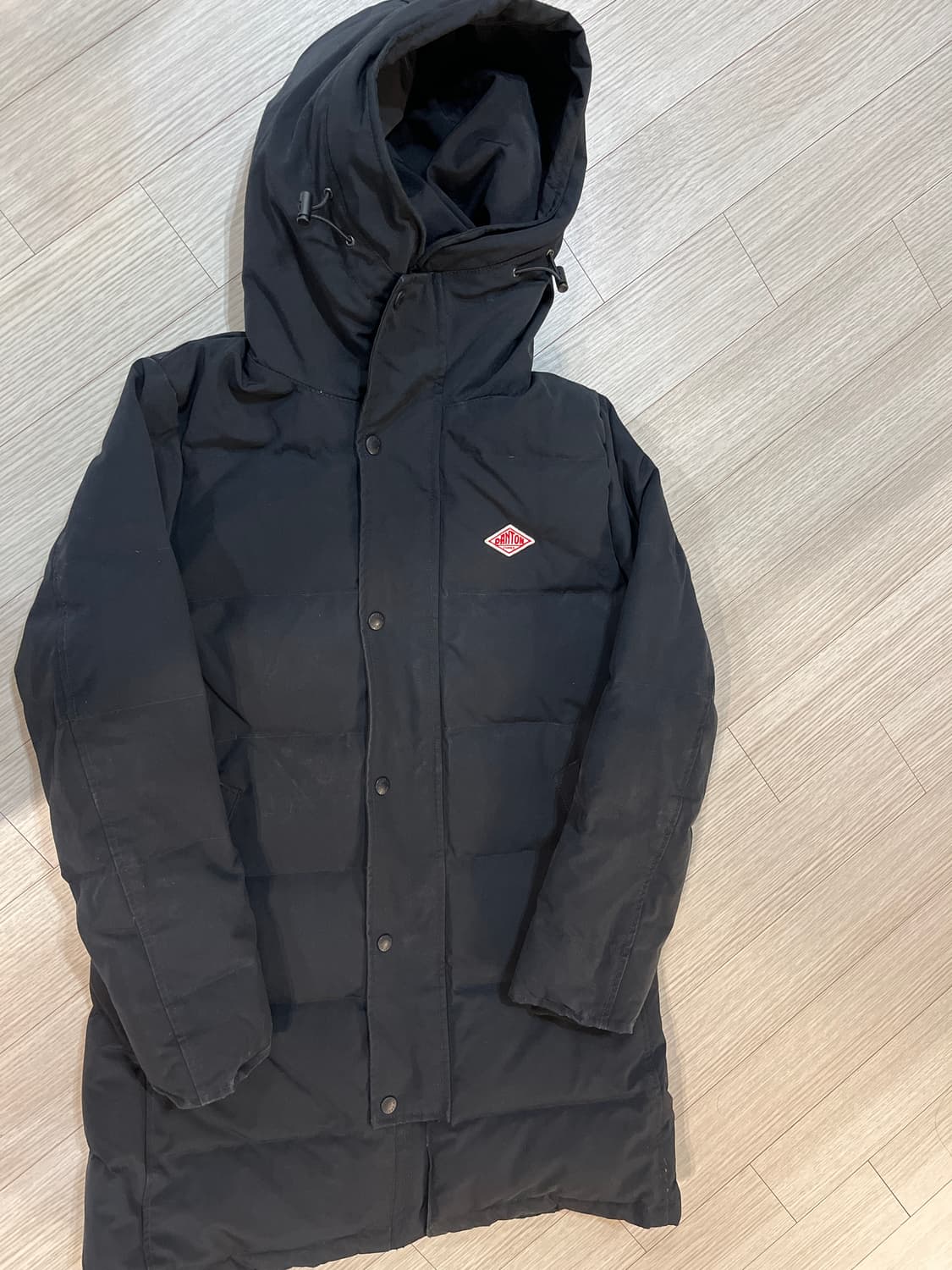 단톤 블랙 패딩점퍼 상품이미지1