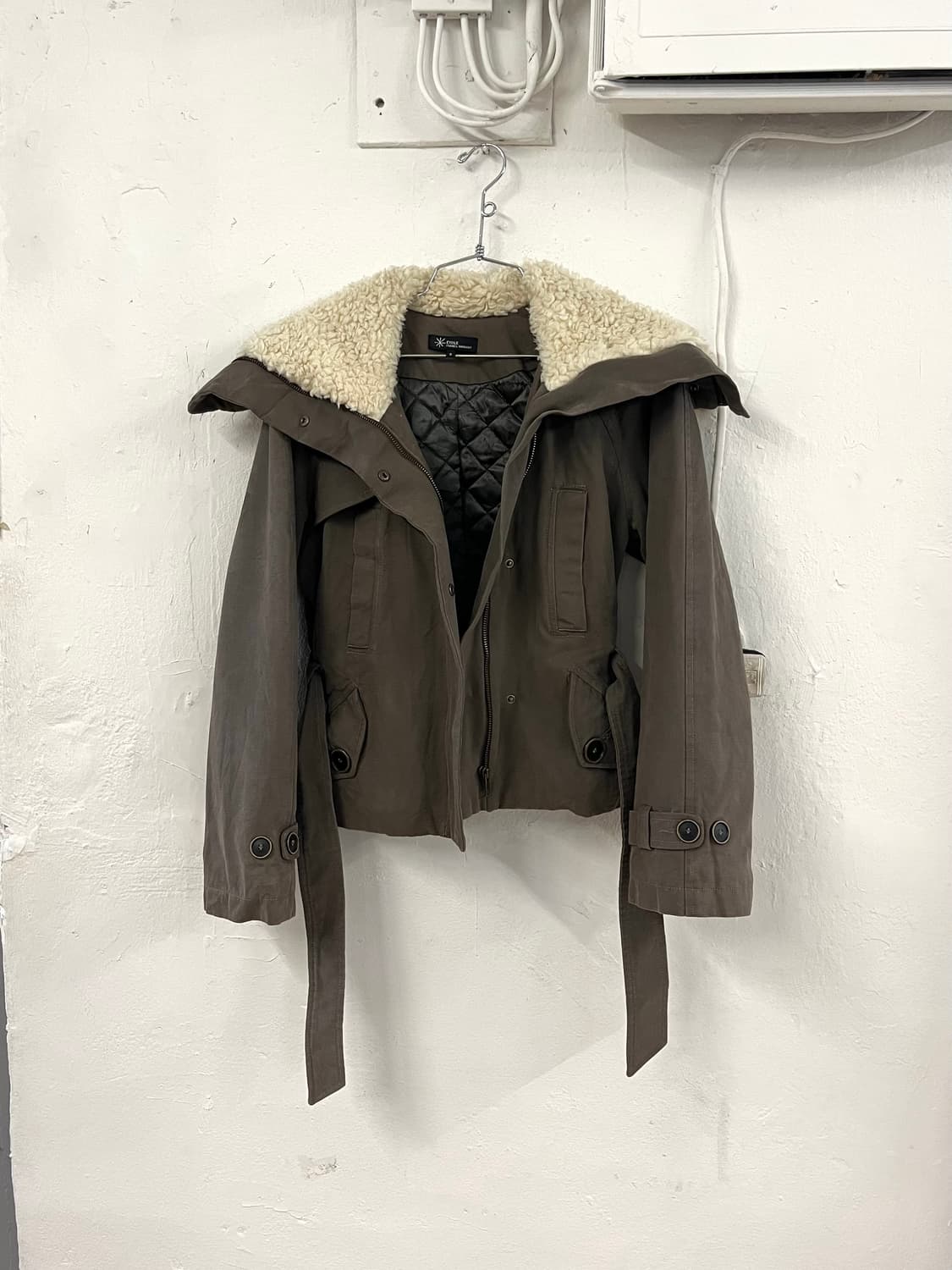 이자벨마랑 2005 런웨이 램 시어링 카라 자켓 상품이미지6