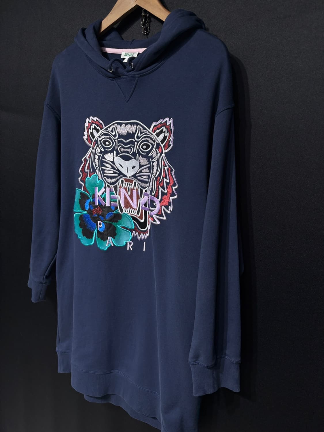 여성용 겐조 플라워 타이거 자수 후드 원피스 상품이미지5