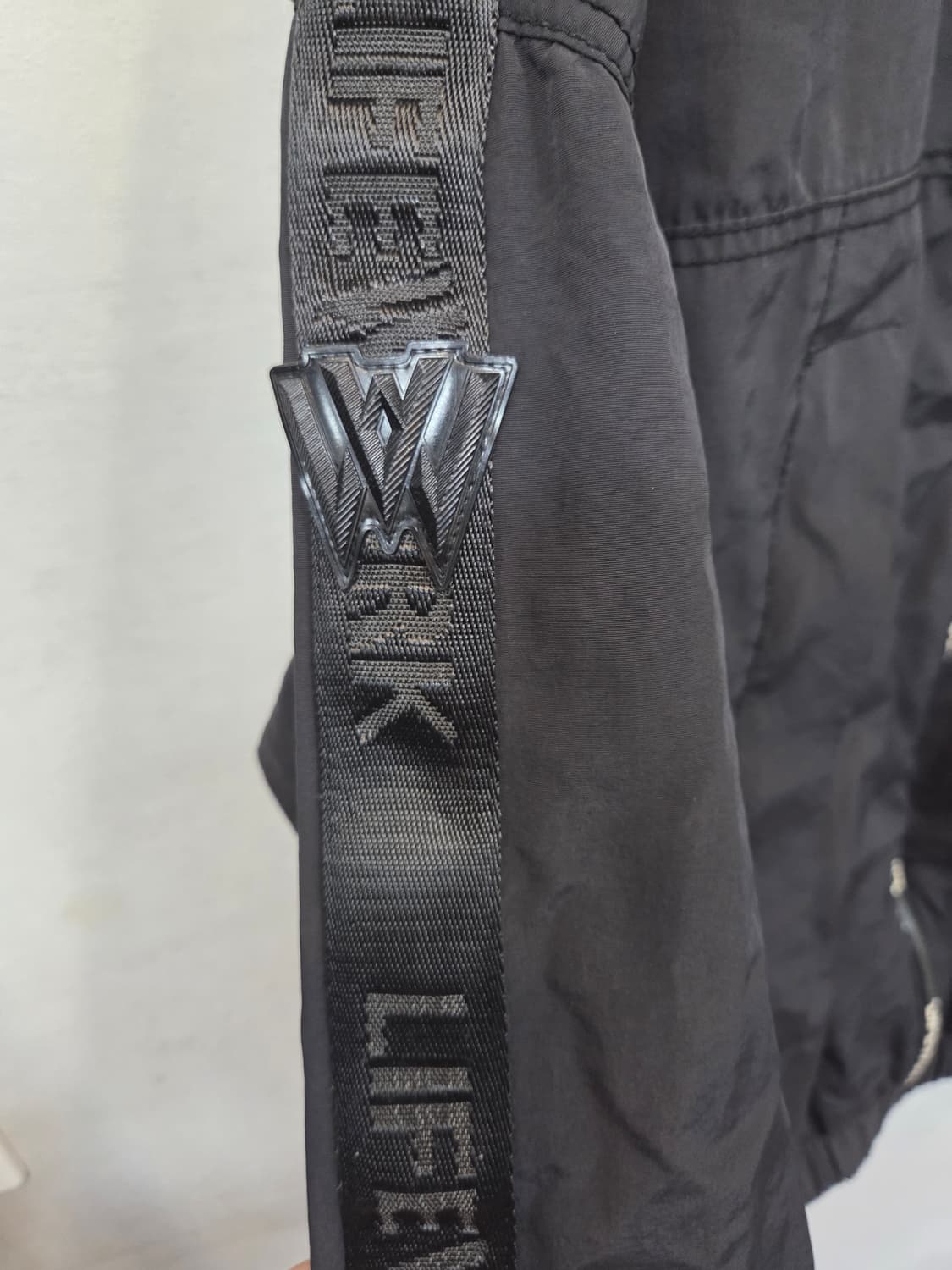 라이프워크 테잎로고 레터링 바람막이 집업자켓 L 상품이미지5