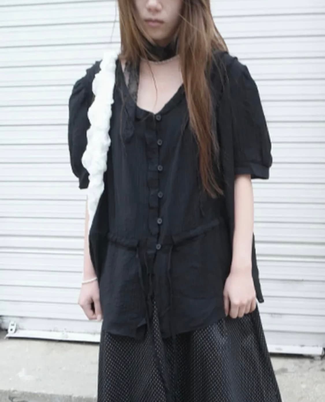 balloon frill blouse 상품이미지1