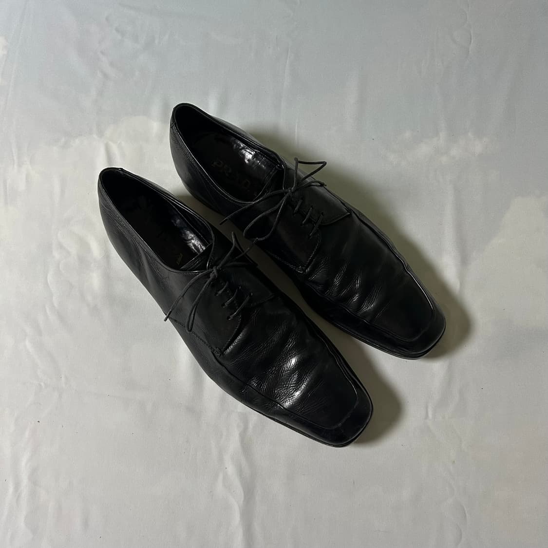 Prada semi square toe derby shoes 상품이미지2