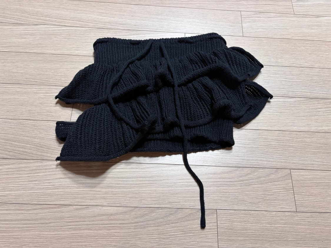 threetimes 쓰리타임즈 버니 세트 bunny 블랙 S 상품이미지2