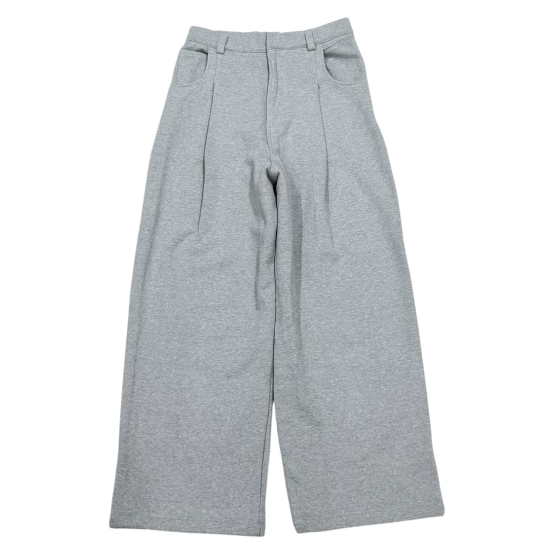 레이블리스 그레이 와이드 턱 스웻 트라우저 팬츠 그레이 2 상품이미지1