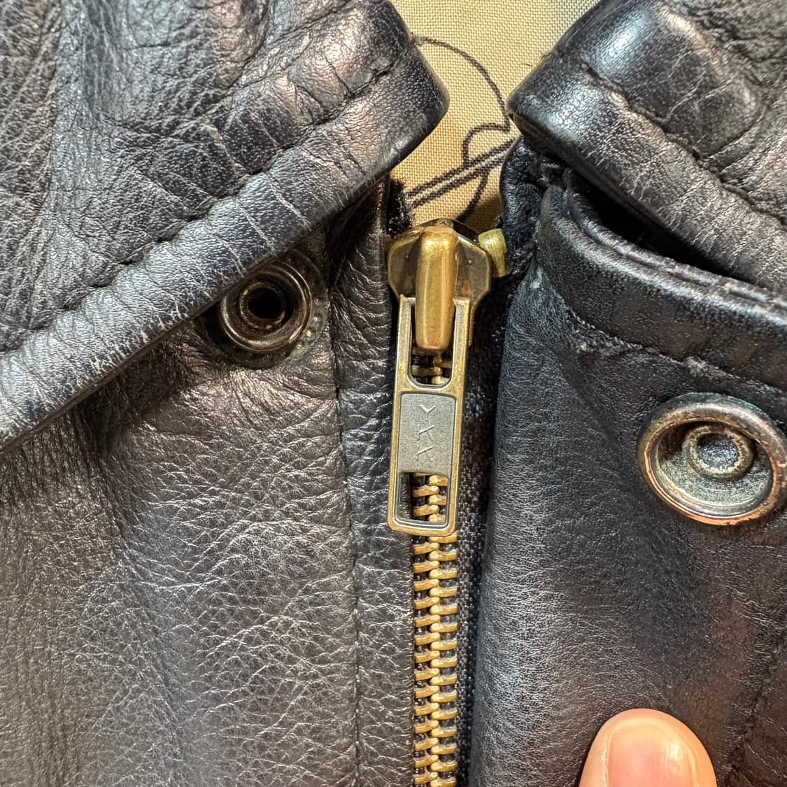 [L] VINTAGE 빈티지 A-2 가죽 자켓 상품이미지2