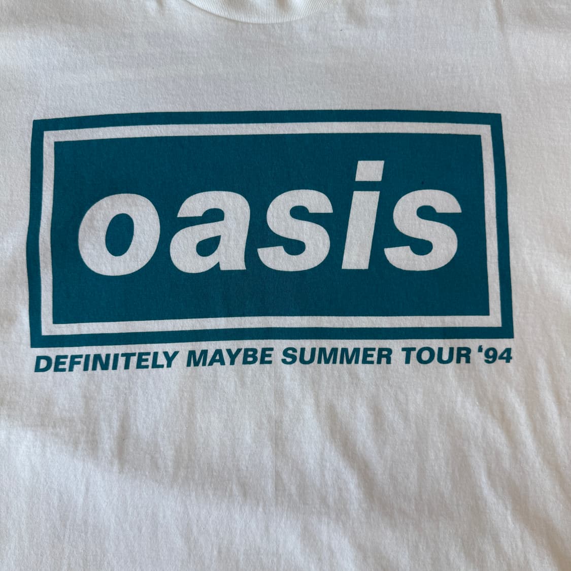 오아시스 Summer Tour ’94 첫 투어 티셔츠 상품이미지3
