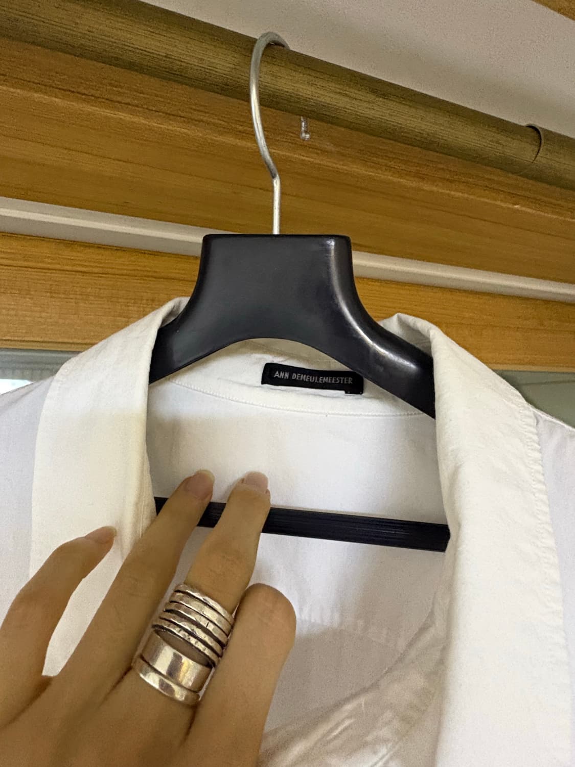 앤드뮐미스터 사선 비대칭 셔츠 상품이미지2