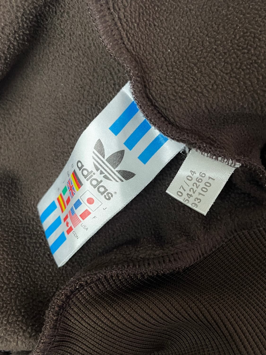 100)아디다스 00s 초코브라운 대장 져지 시펠드 트랙탑 상품이미지6