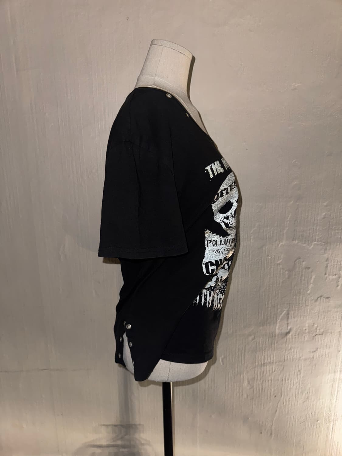 ”Punk Death Accident“ Black T-shirt  Pri 상품이미지2