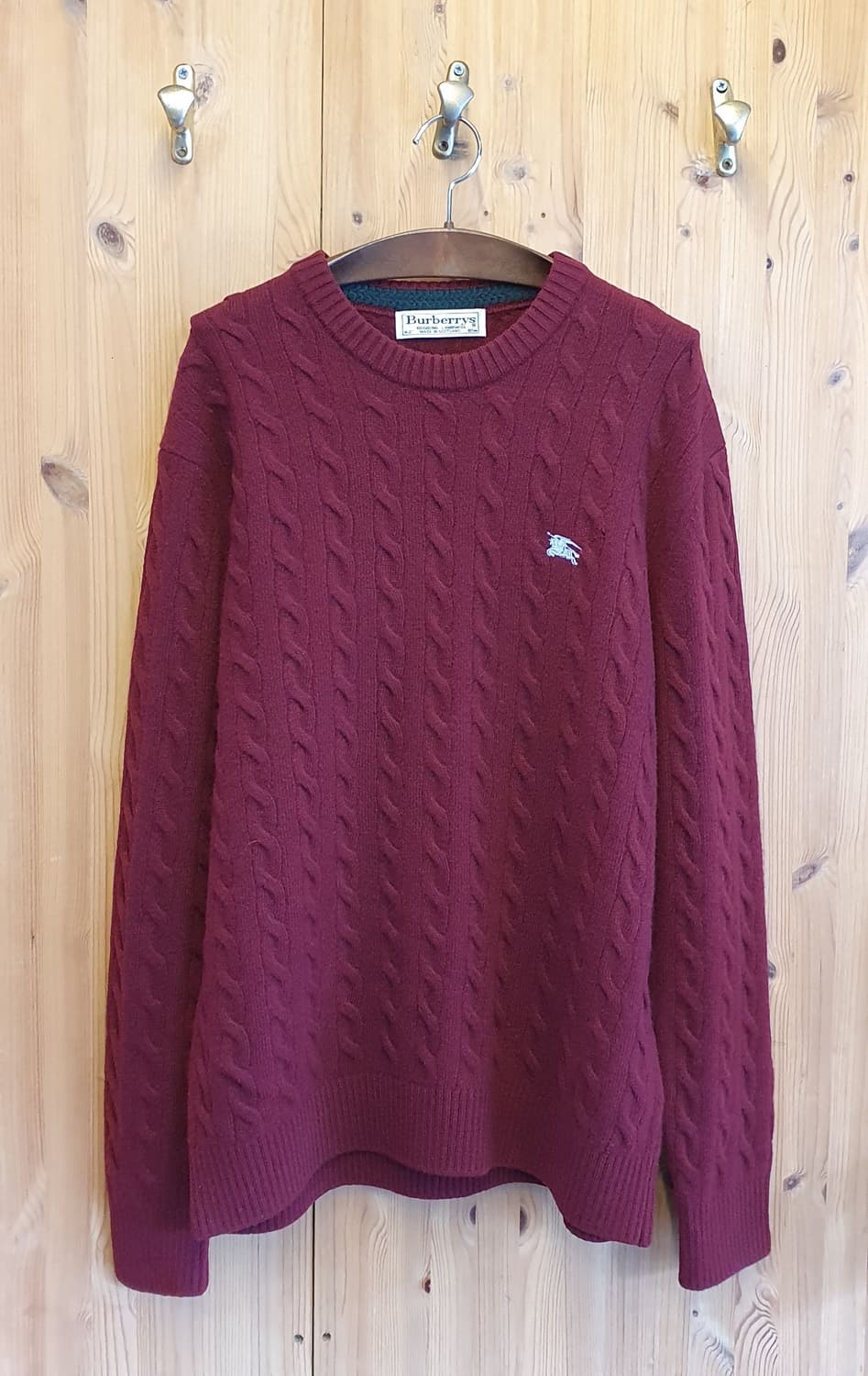 100.버버리 꽈배기 울니트(공용) 상품이미지1