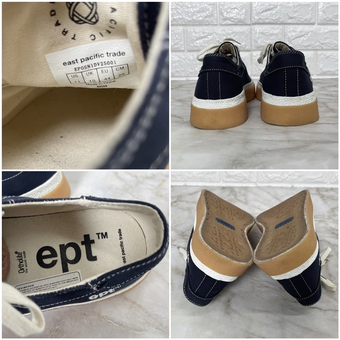 ETP 캔버스 로우 스니커즈 네이비 / 290 상품이미지6