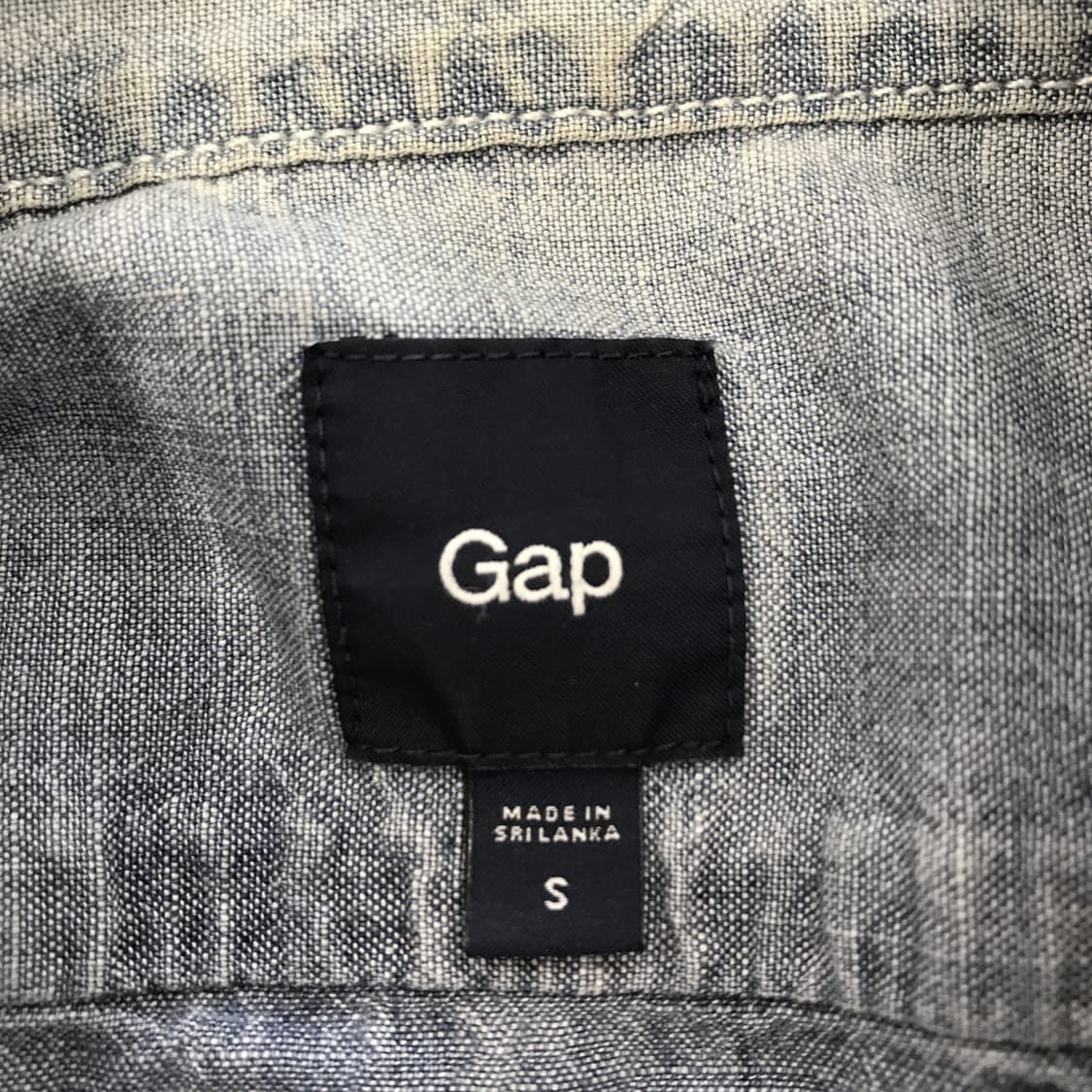 GAP 갭 워시드 샴브레이 셔츠 [S,95] 상품이미지4