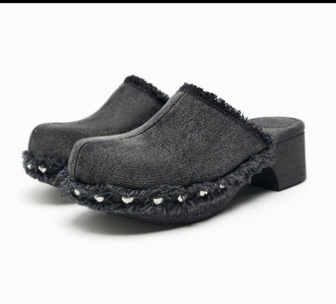 (새상품) 자라 데님 클로그 240 상품이미지1