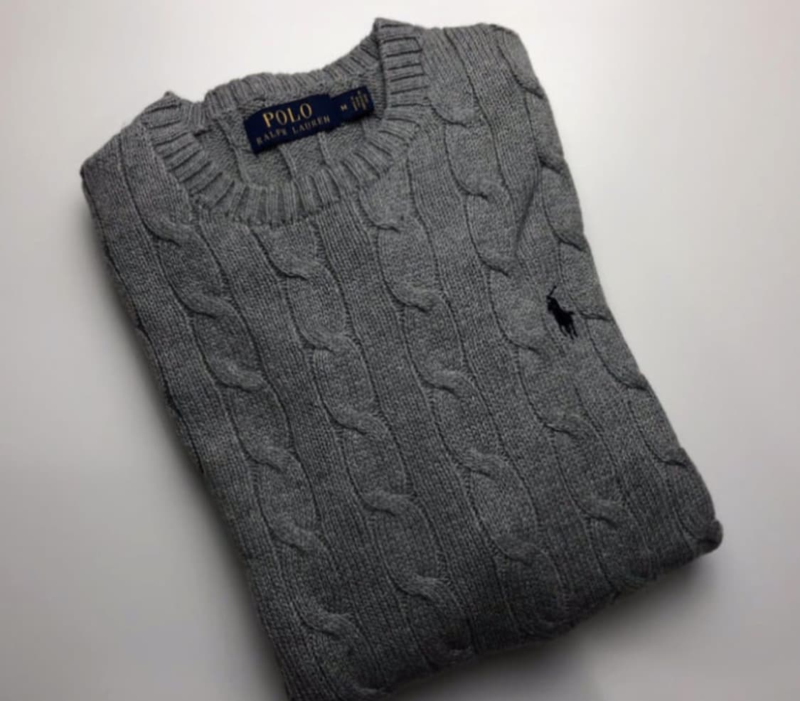 폴로 꽈배기 라운드니트 (( 새상품 )) 상품이미지3