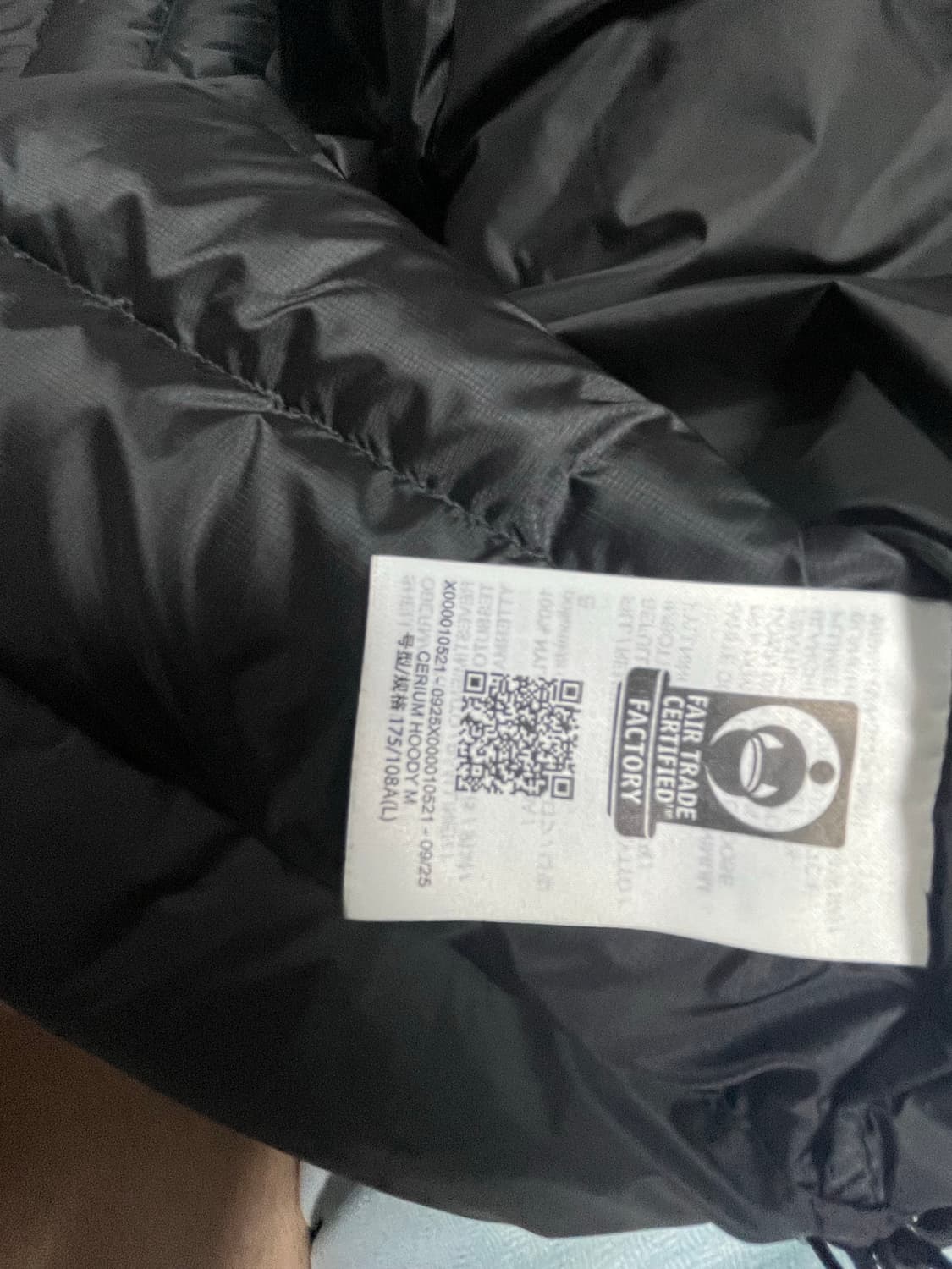 세륨 후디 블랙 L 상품이미지2