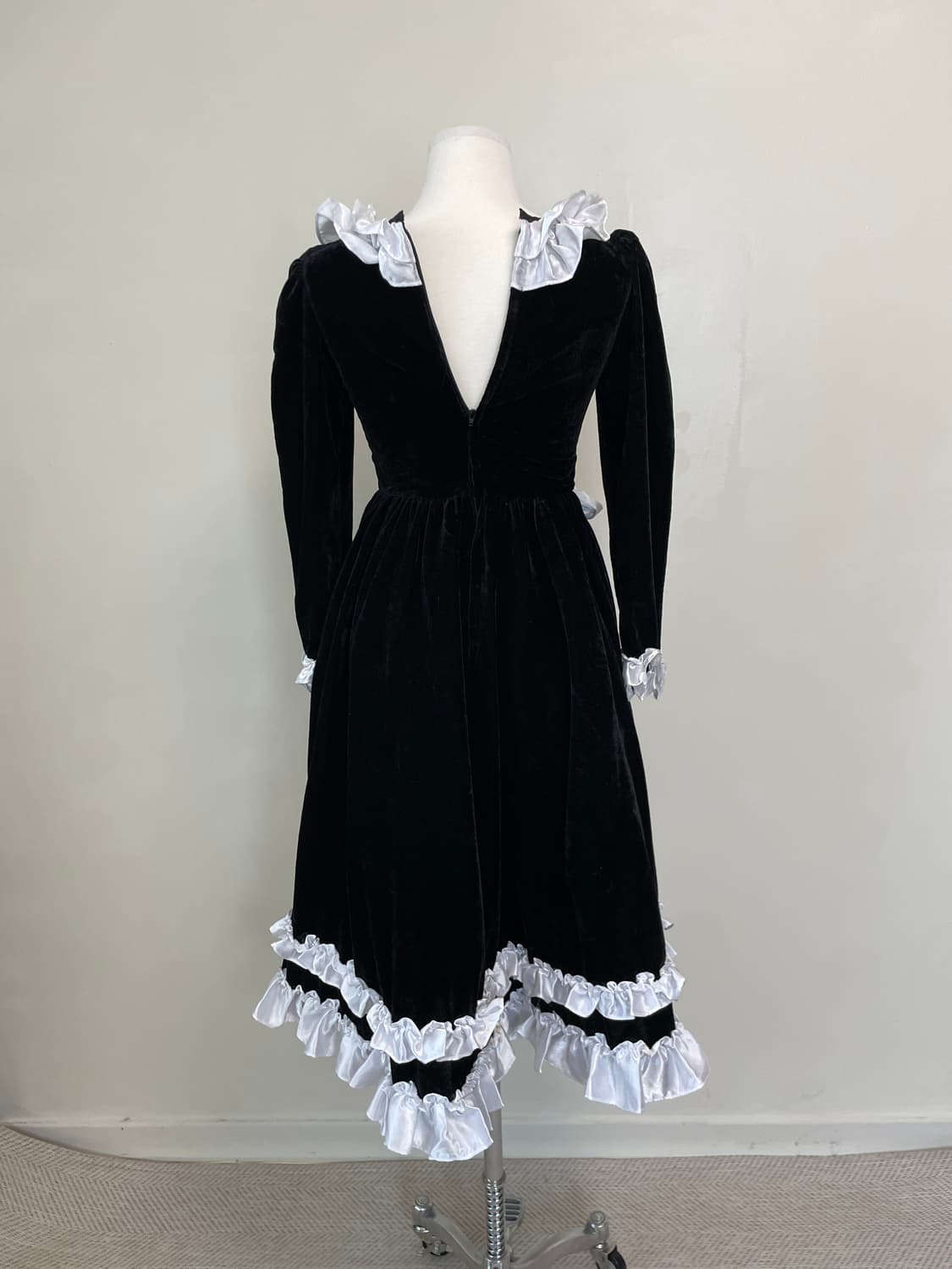 빈티지 maria 코스튬 벨벳 갸루 원피스 J03882 상품이미지7