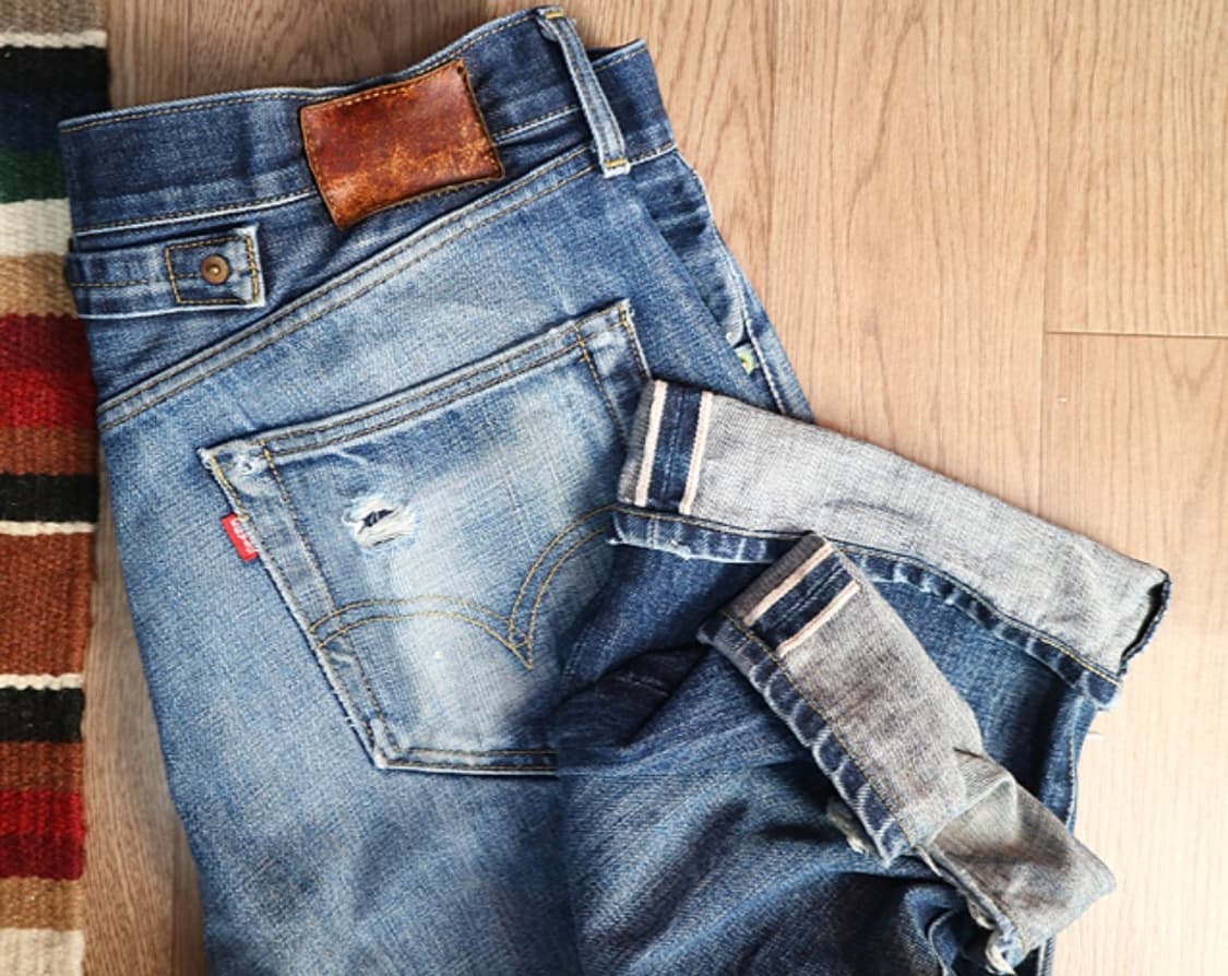 
일본판 90S LEVIS LVC 리바이스 702XX 빅 E 셀비지 데님 상품이미지2