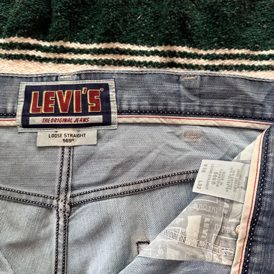 [38] levi's 리바이스 569  데님 청바지 - 11 상품이미지5
