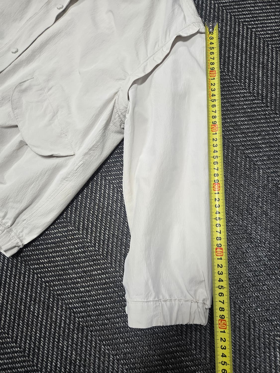 지컷 아이보리 자켓 오버핏 점퍼 상품이미지8