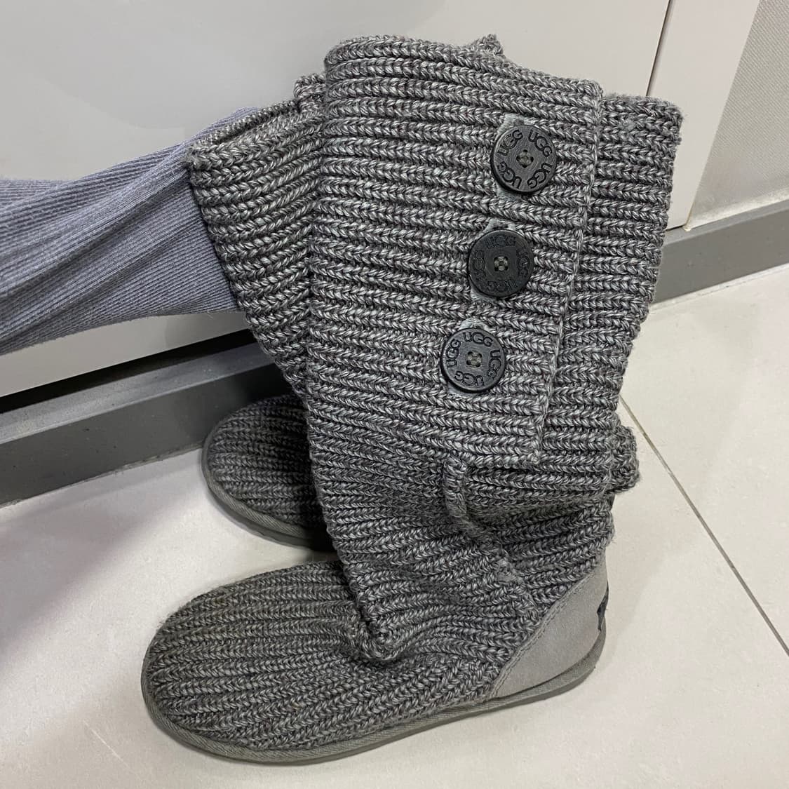 어그 카디 니트 부츠 그레이 / 240 상품이미지3