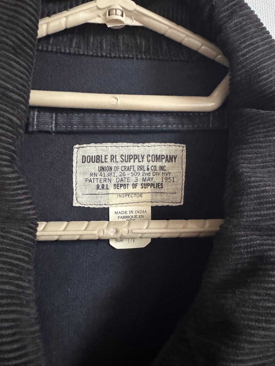 더블알엘 정글클로스 덱자켓 다크네이비 상품이미지2